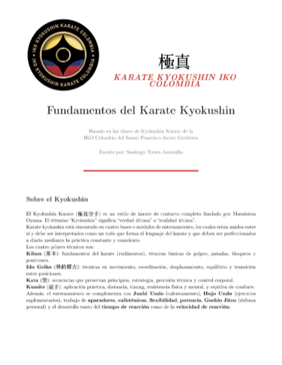 Preview - Fundamentos del Karate Kyokushin